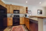 Updated kitchen with granite countertops